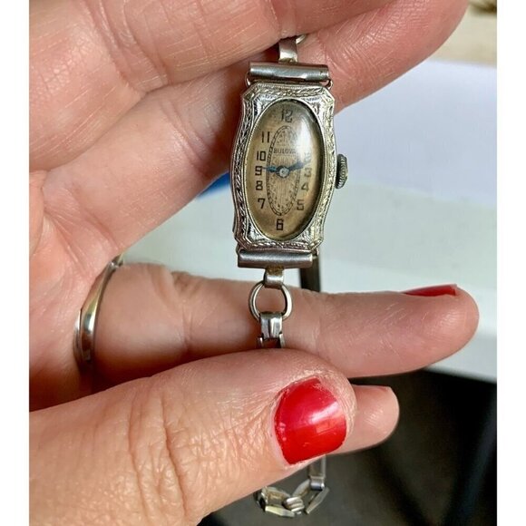 Bulova 1924 Women\'s Antique 14K Gold Filled Wind Up Watch main image 8